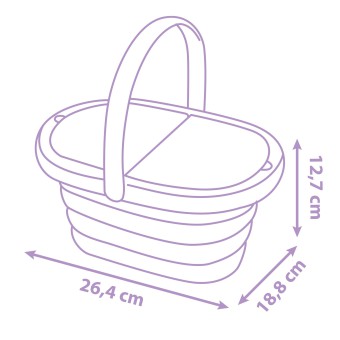 Smoby - Koszyk piknikowy Koci Domek Gabi + 21 akcesoriów 312506
