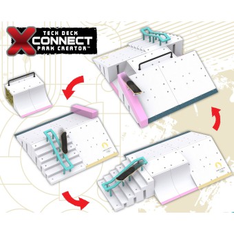 Tech Deck X-Connect - Zestaw Shane's Paris 2024 Ramp + deskorolka fingerboard 20147130