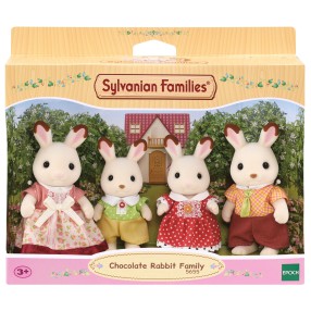 Sylvanian Families - Rodzina królików z czekoladowymi uszkami 5655