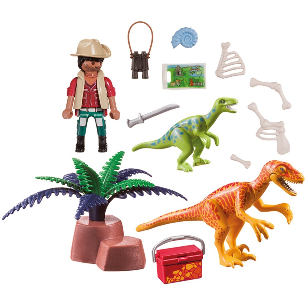 Playmobil - Dinos Skrzyneczka Odkrywca dinozaurów 70108