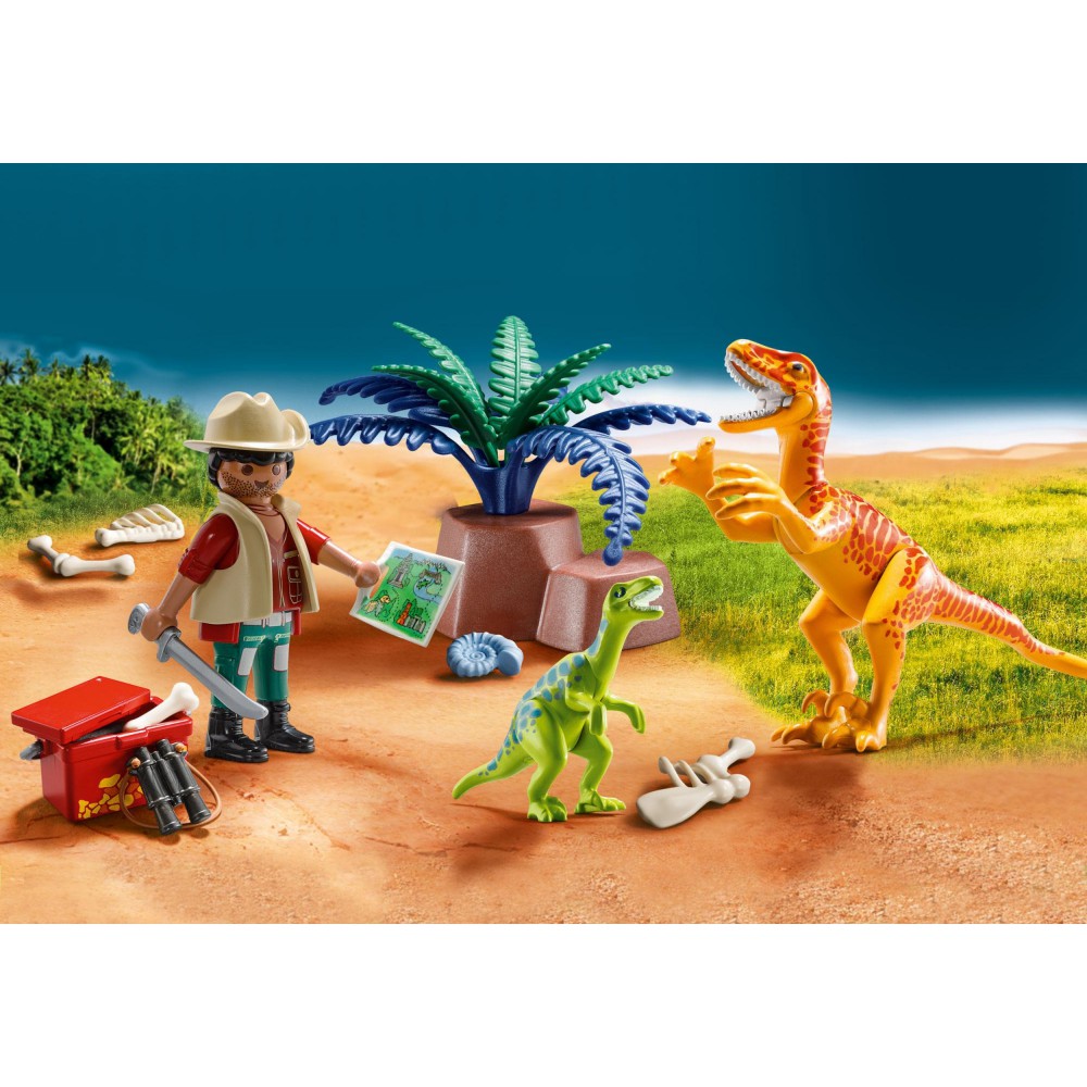 Playmobil - Dinos Skrzyneczka Odkrywca dinozaurów 70108