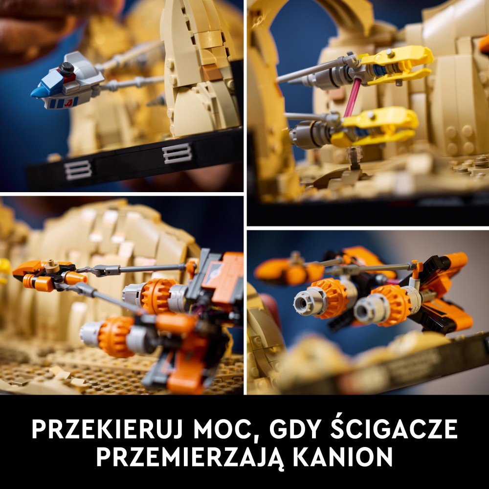 LEGO Star Wars - Diorama: Wyścig ścigaczy w Mos Espa 75380