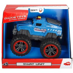 Dickie - Samochód policyjny ze światłem i dźwiękiem Swat Unit 3304001