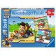 Ravensburger - Psi Patrol Futrzani przyjaciele Puzzle 3 x 49 elem. 093694