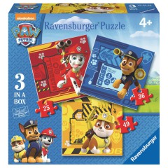 Ravensburger - Psi Patrol 3 w 1 Puzzle 25-36-49 elem. 070572