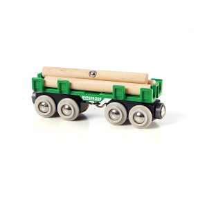 Kolejka BRIO - Wagonik Przewóz drewna 33696