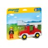 Playmobil - 1.2.3 Wóz strażacki z drabiną 6967