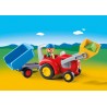 Playmobil - 1.2.3 Traktor z przyczepą 6964