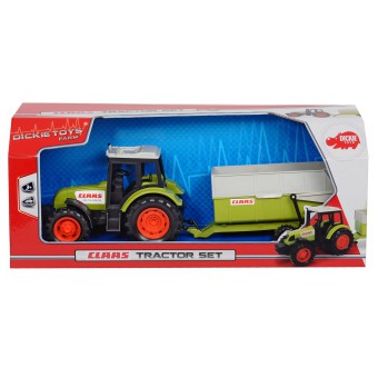 Dickie Farm - Traktor CLAAS z przyczepą 36 cm 3736004