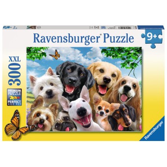 Ravensburger - Puzzle XXL Szczęśliwe psy 300 elem. 132287