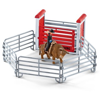 Schleich - Kowboy ujeżdżający byka 41419