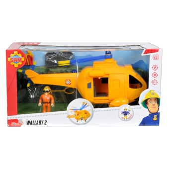 Simba - Strażak Sam Helikopter Wallaby II z figurką 9251002