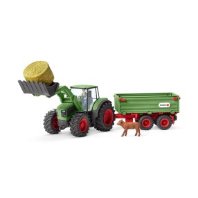 Schleich - Traktor z przyczepą 42379