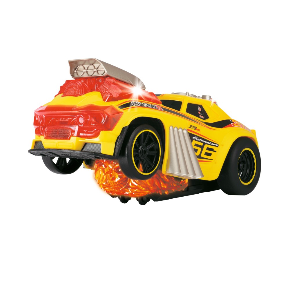 Dickie Racing - Jeżdżący pojazd Skullracer ze światłem i dźwiękiem 3765001