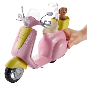 Barbie - Skuter dla lalki ze szczeniaczkiem FRP56