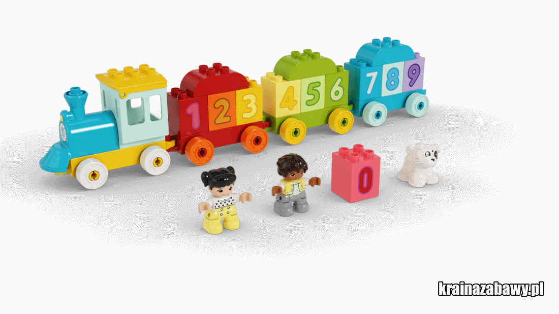 LEGO DUPLO My First - Pociąg z cyferkami - nauka liczenia 10954